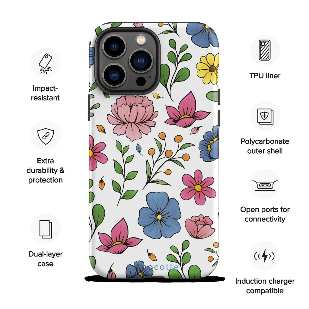Anacotte Impulsive Art Floral iPhone case